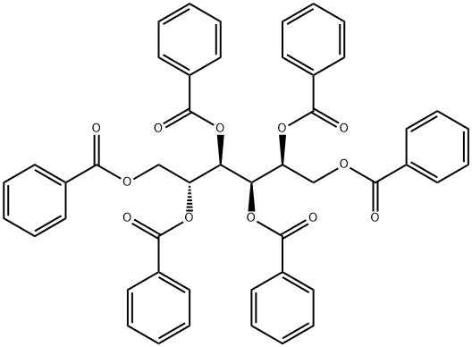 D-Glucitol hexabenzoate Struktur