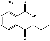 1,2-Benzenedicarboxylicacid,3-amino-,1-ethylester(9CI) Struktur