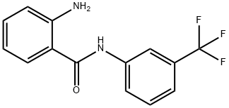 2-AMINO N-(3-TRIFLUOROMETHYL PHENYL) BENZAMIDE Struktur