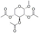 Methyl 2,3,4-tri-O-acetyl-alpha-D-xylopyranoside Struktur