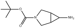 3-Azabicyclo[3.1.0]hexane-3-carboxylicacid,6-amino-,1,1-dimethylethylester Struktur