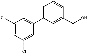 (3',5'-DICHLOROBIPHENYL-3-YL)-METHANOL Struktur