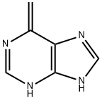 1H-Purine, 6,7-dihydro-6-methylene- (9CI) Struktur