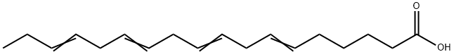 CIS-6,9,12,15-OCTADECATETRAENOIC ACID*FR EE ACID Struktur