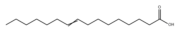 9-Hexadecenoic acid Struktur