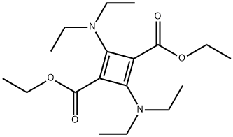 diethyl 2,4-bis(diethylamino)cyclobuta-1,3-diene-1,3-dicarboxylate Struktur