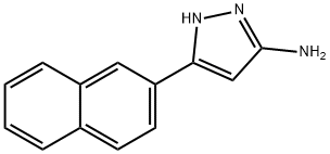 3-(2-NAPHTHYL)-1H-PYRAZOL-5-YLAMINE Struktur