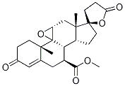 (7β,11α,17α)-9,11-Epoxy-17-hydroxy-3-oxo-pregn-4-ene-7,21-dicarboxylic Acid γ-Lactone Methyl Ester Struktur