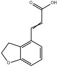 3-(2,3-DIHYDRO-BENZOFURAN-4-YL)-ACRYLIC ACID Struktur