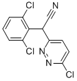 2-(6-CHLORO-3-PYRIDAZINYL)-2-(2,6-DICHLOROPHENYL)ACETONITRILE Struktur