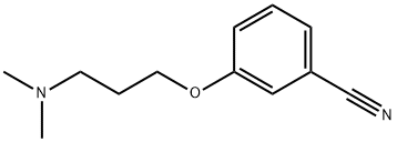 3-[3-(dimethylamino)propoxy]benzonitrile Struktur