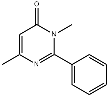 3,6-Dimethyl-2-phenylpyrimidin-4(3H)-one Struktur