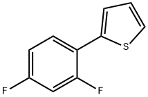 2-(2,4-DIFLUOROPHENYL)THIOPHENE Struktur