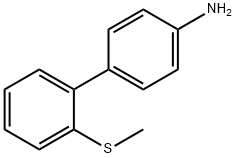 2'-(Methylthio)-[1,1'-biphenyl]-4-aMine Struktur