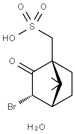 [(1S)-ENDO]-(+)-3-BROMO-10-CAMPHORSULFONIC ACID MONOHYDRATE Struktur