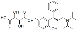 Tolterodin hydrogen tartrate  Struktur