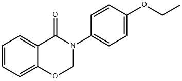 3-(4-Ethoxyphenyl)-2H-1,3-benzoxazin-4(3H)-one Struktur