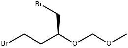 (1S)-3-BROMO-1-(BROMOMETHYL)PROPYLMETHOXYMETHYL ETHER Struktur