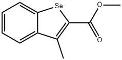 3-Methylbenzo[b]selenophene-2-carboxylic acid methyl ester Struktur