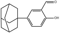 5-(1-adamantyl)-2-hydroxybenzaldehyde Struktur