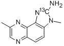 2-Amino-3,8-dimethylimidazo[4,5-f]quinoxaline-2-13C Struktur