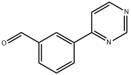 3-(2,6-Dimethoxypyrimidin-4-yl)benzaldehyde Struktur