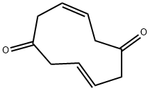 (3E,8Z)-3,8-Cyclodecadiene-1,6-dione Struktur