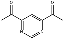 Ethanone, 1,1-(4,6-pyrimidinediyl)bis- (9CI) Struktur