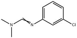 N,N-Dimethyl-N'-(3-chlorophenyl)formamidine Struktur