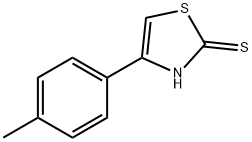 4-(4-METHYLPHENYL)-1,3-THIAZOLE-2-THIOL Struktur