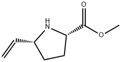 L-Proline, 5-ethenyl-, methyl ester, (5R)- (9CI) Struktur