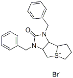 1,3-dibenzyldecahydro-2-oxothieno[1',2':1,2]thieno[3,4-d]imidazol-5-ium bromide Struktur