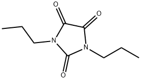 1,3-dipropylimidazolidine-2,4,5-trione Struktur