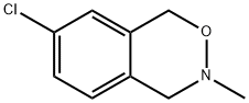 7-Chloro-3,4-dihydro-3-methyl-1H-2,3-benzoxazine Struktur