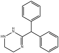 as-Triazine, 3-diphenylmethyl-1,4,5,6-tetrahydro- Struktur