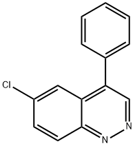 6-Chloro-4-phenylcinnoline Struktur