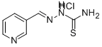 Nicotinaldehyde, thiosemicarbazone, monohydrochloride Struktur