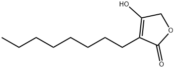 4-Hydroxy-3-octyl-2(5H)-furanone Struktur