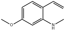 Benzenamine, 2-ethenyl-5-methoxy-N-methyl- (9CI) Struktur