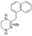 1,4,5,6-Tetrahydro-3-(1-naphthylmethyl)-as-triazine hydrobromide Struktur