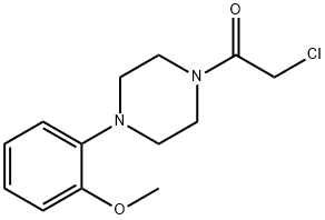 1-(CHLOROACETYL)-4-(2-METHOXYPHENYL)PIPERAZINE HYDROCHLORIDE Struktur