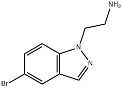 2-(5-BROMO-1H-INDAZOL-1-YL)ETHANAMINE Struktur