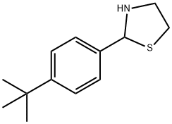 2-(4-(tert-Butyl)phenyl)thiazolidine Struktur