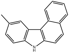 10-METHYL-7(H)-BENZO[C]CARBAZOLE Struktur