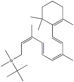 O-tert-ButyldiMethylsilyl 11,12-Didehydro Retinol Struktur