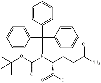 BOC-D-GLN(TRT)-OH Struktur