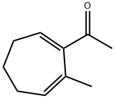 Ethanone, 1-(7-methyl-1,6-cycloheptadien-1-yl)- (9CI) Struktur