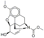 N-DesMethyl-N-Methoxycarbonyl Codeine Struktur