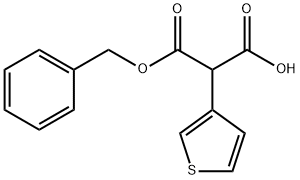 benzyl hydrogen 3-thienylmalonate Struktur