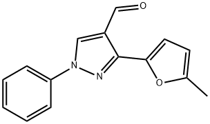 3-(5-METHYL-FURAN-2-YL)-1-PHENYL-1H-PYRAZOLE-4-CARBALDEHYDE Struktur